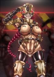 anal_insertion armour armpits assimilation at_attention big_breasts body_modification bondage bondage_gear bondage_harness bondage_outfit braid braided_hair braided_ponytail brainwashed brainwashing breasts_out camouflage child_bearing_hips combat_knife combatdoll cybernetics drone droneification dronesuit electrostimulation female female_focus female_only ghislain_(mr.bones22) helmet helmet_over_eyes hips latex latex_thighhighs long_hair military_clothing military_uniform mind_break mind_control mr.bones22 muscular muscular_female nipple_piercing nipple_tag pubic_tattoo red_hair salute slave slave_collar slavegirl soldier tan_body tan_skin tattoo tattoo_on_chest tattoos thick_thighs thighhighs thighs transparent_panties visor visor_(eyewear)