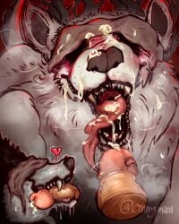 4:5 absurd_res anthro antlers ass_up bite bloodborne blush bodily_fluids canid canine canis cinnymini cum cum_everywhere cum_in_mouth cum_inside cum_on_face cum_on_penis detailed_mouth disembodied_penis dripping drooling duo excessive_cum excessive_genital_fluids eyewear fellatio female fromsoftware fur genital_fluids genitals heart_symbol hi_res horn hybrid in_heat leaking_precum licking male male/female mammal messy mouth_shot musk musk_clouds open_mouth oral penile penis penis_in_mouth penis_lick precum saliva sex smelly sony_corporation sony_interactive_entertainment sweat tongue tongue_out tongue_out_fellatio vicar_amelia wet white_body white_fur wolf