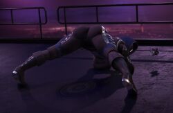 1girls armor armored_female ass ass_up awoken bending_down bending_forward bending_over bent_over clothed clothed_female clothing destiny_(game) face_down_ass_up faceless faceless_character faceless_female female female_only ghost_(destiny) guardian_(destiny) hunter_(destiny) jack-o_pose leaning_forward legs_apart legs_spread looking_at_viewer looking_back looking_back_at_viewer presenting presenting_ass presenting_hindquarters solo solo_female that_one_spartan