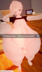1boy 3d amber_eyes ass balls bare_thighs barefoot bedroom_eyes bedroom_setting big_ass blonde_hair bottom_heavy bottom_heavy_femboy bottom_heavy_male bottomless caption colossal_ass crop_top daidaikon eggplant_emoji enormous_ass fat_ass fat_thighs femboy gay horny huge_ass huge_thighs looking_at_viewer male male_focus male_only mirror mirror_reflection nipples original_character penis presenting_hindquarters reflection selfie short_hair small_penis snapchat sonivvnsfw stomach tagme teapot_(body_type) thick_thighs tiny_penis tyler_(sonivvnsfw) voluptuous_femboy wide_hips