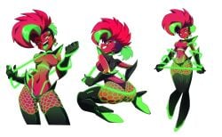 animated moika moikaloop nipples original original_character skimpy_clothes tagme video