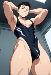 1boy ai_generated bulge conner_kent dc dc_comics kon-el solo superboy superboy_(conner_kent) superboy_(dcamu) superboy_(young_justice) tagme twink young_justice