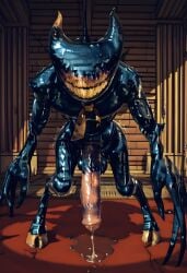 ai_generated anal_juice ass ass_focus ass_grab ass_up asshole bendy bendy_and_the_dark_revival bendy_and_the_ink_machine big_ass bronin666 cock collar cum cum_drip cum_puddle cum_splatter gay gay_male hooves horns horns_and_hooves ink ink_demon large_penis long_fingernails long_legs monster oil oiled oiled_skin penis ribcage saliva saliva_string skinny smile spikes sweat sweating sweaty sweaty_butt teeth teeth_showing thick_ass thick_thighs thighs tie wide_smile