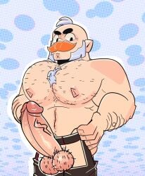 balls bara big_balls big_breasts big_nipples big_penis brawl_stars breasts cock cody_lane daddy dilf exposed_breasts gay hair hairy_male huge_balls huge_breasts huge_cock lingerie male muscular muscular_male nipples penis provocative pubic_hair sam_(brawl_stars) seductive sex solo