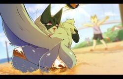 anthro breasts eeveelution espeon female forks generation_1_pokemon generation_2_pokemon generation_9_pokemon hi_res meowscarada meowth nintendo pokemon pokemon_(species)