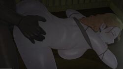 1boy 1girls animated arrival_of_the_goddess big_breasts blonde_hair cum_in_pussy cum_inside dark-skinned_male dark_skin doggy_style female friends_mother frotting hidden hidden_sex huge_breasts infidelity interracial light-skinned_female light_skin longer_than_10_seconds male mature_female milf netorare ntr ntrman old_man older_male sex shorter_than_30_seconds sound straight tagme video