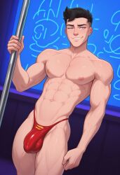 1boy ai_generated bulge conner_kent dc dc_comics kon-el solo superboy superboy_(conner_kent) superboy_(dcamu) superboy_(young_justice) tagme twink young_justice