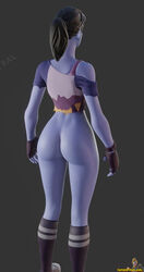 3d artist_request ass back_view beach_bomber big_ass bottomless bottomless_female brite_bomber dark_bomber different_angle fingerless_gloves fortnite fortnite:_battle_royale shiny shiny_skin shirt shoes socks socks_and_shoes source_request sunglasses sunglasses_on_head tagme unknown_artist