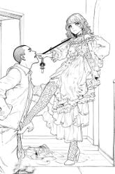 ballbusting, female femdom, funny kick,