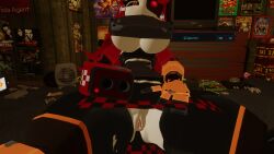 1girls breasts female mimi_sentry mimi_sentry_(zzwz) no_panties not_furry presenting_pussy pussy robot robot_girl solo solo_female spread_legs team_fortress_2 vrchat vrchat_avatar vrchat_model