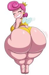 1girls ass ass_focus big_ass big_breasts blush blush bottom_heavy cel_shading closed_eyes crown earrings fairy fairy_godmilf fairy_wings female floating floating_in_air full_color gyatt hi_res high_resolution highres huge_ass large_ass light-skinned_female light_skin lipstick mechspazer nickelodeon nicktoons paramount_pictures pink_hair shortstack smiling smiling_at_viewer solo solo_female swimsuit tagme thick thick_ass thick_butt thick_hips thick_thighs two-piece_swimsuit viacom wanda_fairywinkle-cosma white_background