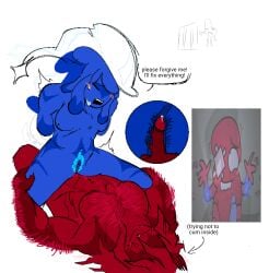 2d 2d_(artwork) 2d_artwork algebralien apologizing battle_for_dream_island bfdi blue_skin buff_female butch cl0undz1ght consensual dickgirl female female_focus female_on_dickgirl female_only free_space hairy_pussy hairy_woman inside_view jacknjellify leaking_cum lesbian_domination lesbian_sex naked_female no_arms no_clothes no_panties no_underwear object_show object_shows one_(bfdi) penis_in_ass pussy red_skin spiked_penis tears the_hat_stays_on the_power_of_two three_(bfdi) tpot vagina woman_only x_finds_out_his_value xfohv yuri