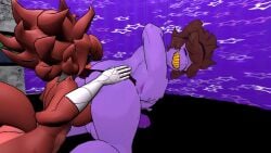 16:9 anal anthro breasts clothing clothing_aside deltarune duo female fexa_(cryptiacurves) futanari hand_on_breast head_in_ass intersex intersex/female oral panties panties_aside rimming sex susie_(deltarune) undertale_(series) underwear underwear_aside unknown_artist widescreen