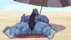 abs biceps big_bulge bulge huge_bulge machoke male_only muscle muscles muscular muscular_arms muscular_legs muscular_male muscular_thighs nipples pecs pokemon pokemon_(species) solo solo_focus solo_male taoren veins veiny_penis