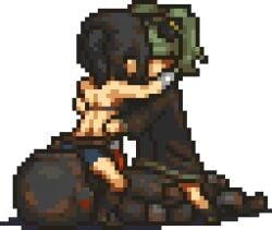 1boy 1boy2girls 2d 2d_(artwork) 2d_artwork 2girls 2girls1boy armor armored armored_boots armored_gloves armored_male ass ass ass_focus ass_grab ass_up back_view bisexual bisexual_female black_armor black_hair bra breasts breasts butt_focus clothed clothed/nude clothed_female clothed_sex clothes clothing curvy curvy_ass curvy_body curvy_female curvy_figure curvy_hips dead_ahead face_down_ass_up face_fucking faceless_male facesitting female female_dominating_male female_domination female_focus female_on_top female_only group group_sex hair helmet helmet_only horny horny_female horny_male jacket lesbian_couple lesbian_domination lesbian_focus lesbian_kiss licking licking_pussy maria_(dead_ahead) no_background no_panties on_floor pants penis penis_in_pussy pixel pixel_(artwork) pixel_art pixelated polina_(dead_ahead) pussy rebecca_(edgerunners) rebecca_(edgerunners)_(cosplay) riding riding_cock riding_penis seductive seductive_body seductive_look sitting sitting_on_face sitting_on_penis sitting_on_person swat_(dead_ahead) threesome white_skinned_female white_skinned_male young young_female younger_female younger_male yuri yuri yuri