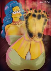 marge simpson from the simpsons by stampnyx