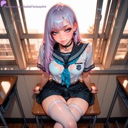 1boy 1femboy ai_generated bangs big_penis blue_eyes blush bulge cock dick erection eyelashes eyeliner femboy feminine high_school high_school_student hips ilya_(stblfantasy) lavander_hair legs light_skin long_hair makeup male nipples original patreon patreon_logo patreon_url patreon_username penis petite petite_body petite_boy pink_lipstick sexually_suggestive shy skinny small small_breasts stable_diffusion stblfantasy student submissive submissive_femboy sweat sweatdrop sweating