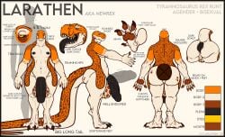 5_fingers absurd_res anthro anus ass balls big_balls big_penis biped claws color_swatch dinosaur english_text erection fingers genitals glans hi_res huge_balls huge_cock humanoid_genitalia humanoid_penis larathen larathen_(character) male model_sheet open_mouth penis prehistoric_species puffy_anus reptile scalie sharp_teeth solo tail teeth text theropod tongue tongue_out tyrannosaurid tyrannosauroid tyrannosaurus tyrannosaurus_rex vein veiny_penis wide_hips