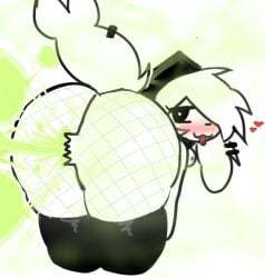 1girls :3 anthro anthro_only ass ass_focus bent_over big_ass cute cute_face fart fartfetish farting fat_ass female female_only fins fish_tail fishnets from_behind fur furry furry_only gassy gassy_female girly hair_over_one_eye heart heart_eyes huge_ass looking_at_viewer no_panties pretty shark shark_tail small_breasts solo tail thighhighs tongue_out white_background