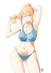 samus aran from metroid by automatic giraffe