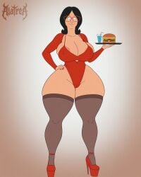 linda belcher from bob's burgers by alatrea