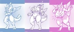 ! aircraft airplane_sona anthro big_breasts bottomless breast_expansion breast_growth breasts clothed clothing crossed_arms danji-isthmus expansion female gender_transformation genitals growth hi_res living_aircraft living_machine living_vehicle machine male mid_transformation mtf_transformation penis surprise tagme thick_thighs thigh_thighs transformation vehicle