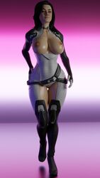 1girls 3d 3d_(artwork) alenabyss areolae barely_clothed belly_button big_breasts breast_cutout breastless_clothes breastless_clothing breasts crotch_cutout crotchless crotchless_clothes crotchless_pants exposed_breasts exposed_pussy female ineffective_clothing mass_effect miranda_lawson nipples pale-skinned_female pale_skin pussy solo thick_thighs voluptuous wide_hips