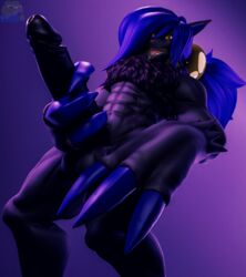 3d 3d_(artwork) anthro big_penis dark-skinned_male dark_skin frensfm furry male zozo