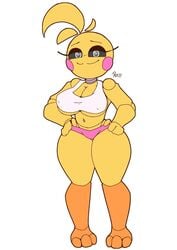 toy chica (fnaf) from five nights at freddy's by rostii18