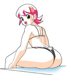 ass big_ass mayl_sakurai mega_man mega_man_battle_network pepipopo sakurai_meiru swimsuit tagme