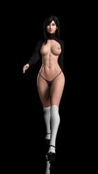 <1_second_video 1girls 3d 9:16 animated black_hair blender dark_hair final_fantasy final_fantasy_vii final_fantasy_vii_remake light-skinned_female long_hair looking_at_viewer medium_breasts mustard_sfm nipple_piercing nipples no_sound nude_female partially_clothed red_eyes shorter_than_10_seconds solo solo_female square_enix stockings thick_thighs tifa_lockhart toned toned_female vertical_video video walking