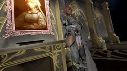 1futa 3d animated armor ass balls big_breasts big_penis canastus cleavage curvy eclair_farron erection final_fantasy final_fantasy_xiii final_fantasy_xiii-2 futanari hips human mammal penis pink_hair sound source_filmmaker tagme thighs video