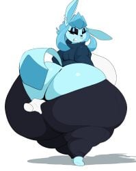 arizonathevixen big_ass big_breasts breasts bubble_butt eeveelution female glaceon huge_ass huge_breasts hyper_ass pokemon pokemon_(species) tagme thick_thighs wide_hips