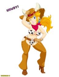 bikini cowgirl_position idendrawx mario_(series) nintendo princess_peach