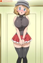 1girls ai_generated aindroidparanoid ass ass big_ass big_breasts big_butt breasts busty curvy cute fat_ass female female_only hair hi_res hips huge_ass huge_breasts human large_ass large_breasts legs narrow_waist pokemon pokemon_(species) pokemon_trainer serena_(pokemon) serena_(pokemon_games) skirt slim_waist tagme thick_ass thick_thighs uniform voluptuous waist wide_hips