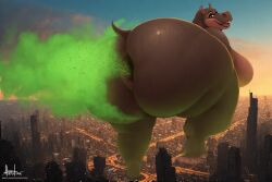 ai_generated anus back_view bbw dreamworks farting giantess gloria_the_hippopotamus huge_ass madagascar_(series) perchance_ai ssbbw