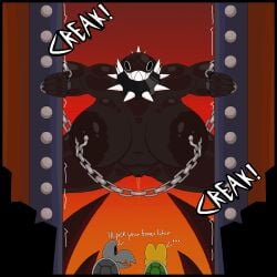 chain chomp from mario (series) by honeymbun