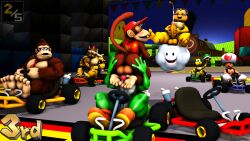 3d 7boys anthro anthro_on_anthro ape ass balls blowjob bowser brown_fur closed_eyes cloud cum cumshot diddy_kong donkey_kong donkey_kong_(series) dr.ivopingasnik ejaculation erection feet furry furry_male gay genitals glasses go_kart gorilla grabbing_ass green_skin green_yoshi hands_on_ass humanoid humanoid_genitalia humanoid_penis interspecies koopa lakitu looking_at_another luigi male male/male mammal mario_(series) mario_kart monkey multiple_boys mushroom_humanoid nintendo open_mouth oral oral_sex orgasm penis penis_in_mouth primate red_hat red_shirt reptile scalie sex shirt shoes sitting source_filmmaker tail toad_(mario) yaoi yoshi