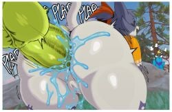 1girls adorable anal anal_sex ass ass big_ass big_butt bubble_ass bubble_butt budge_(fortnite) cate_meowdy_(fortnite) cute cute_face felid feline feline feline_humanoid female female_focus fortnite fortnite:_battle_royale large_ass large_butt solo solo_female solo_focus sssonic2