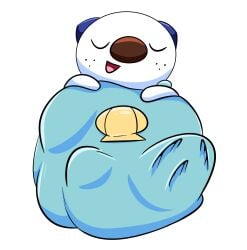 ambiguous_gender ambiguous_prey anthro closed_eyes digestion game_freak generation_5_pokemon hand_on_belly hi_res male male_pred nintendo open_mouth open_smile oshawott pokemon pokemon_(species) simple_background smile soft_vore solo tepigfan101 unwilling_prey vore willing_pred