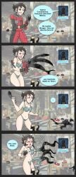 1girls breasts drawbba-the-hutt embarrassed female lingerie nude prey_(game) tagme wardrobe_malfunction