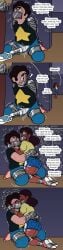 anonymous_character blush blush blushing_male bondage boy_pussy connie_maheswaran couple couple_bondage forced_orgasm gagged group_bondage male_pussy mario4513228 orgasm orgasm_torture steven_quartz_universe steven_universe steven_universe_future struggling tape_bondage taped_hands taped_mouth tears tears_of_pleasure text text_bubble transgender_male trembling trembling_for_pleasure vibrator vibrator_on_pussy