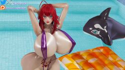 rias gremory from high school dxd by murasakio (artist)