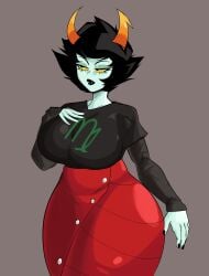 homestuck huge_breasts kanaya_maryam slugman_(artist) tagme