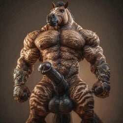 1anthro 1boy 1horse abs ai_generated balls ballsack bara biceps big_balls big_cock big_dick big_penis big_testicles boner brown_body cock deltoids dick equid equine equine_genitalia fat_balls fat_cock fat_penis flared_penis furry gigantic_balls gigantic_cock gigantic_penis gigantic_testicles horse horse_penis horsecock huge_balls huge_cock huge_testicles large_balls large_cock large_dick large_pecs large_pectorals large_penis large_testicles laying_on_bed male male_breasts male_focus male_nipples male_only masculine_male monster monster_cock muscles muscular muscular_anthro muscular_chest muscular_male nipples original original_character pecs pectorals penis scrotum striped_fur stripes testicles thancrus trapezius vein veins veins_on_dick veiny veiny_muscles veiny_penis