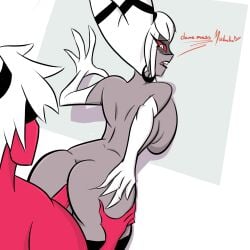 1:1 aptom7747 carmilla_carmine duo female hazbin_hotel hi_res horn humanoid imp male male/female