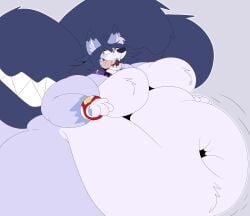 bbw big_breasts breasts castdraws_(artist) cleavage female furry huge_breasts overweight tagme thick_thighs wide_hips
