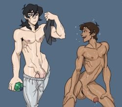 anma big_penis erection gay huge_cock keith_kogane lance_mcclain male/male male_only muscular_male nipples nude pecs sweat thick_penis veiny_penis voltron voltron:_legendary_defender yaoi