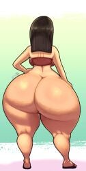 1girls ass ass_bigger_than_head ass_bigger_than_torso backboob big_ass big_breasts black_hair bottom_heavy bottomless breasts bubble_butt clothing dat_ass dumptruck_ass fat_ass female female_only gluteal_fold hand_on_hip heather_(tdi) huge_ass large_ass massive_ass n-kosi n-kosi_(coloring) png pussy rear_view solo thick_ass thick_thighs thunder_thighs total_drama_island wide_hips