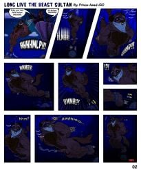 anthro beast_(disney) big_penis bondage dick drowning execution fur furry gagged gagged_male hobble male male_only muscles muscular muscular_male nipple_piercing nipples nude penis tied tied_arms tied_hands tied_legs water